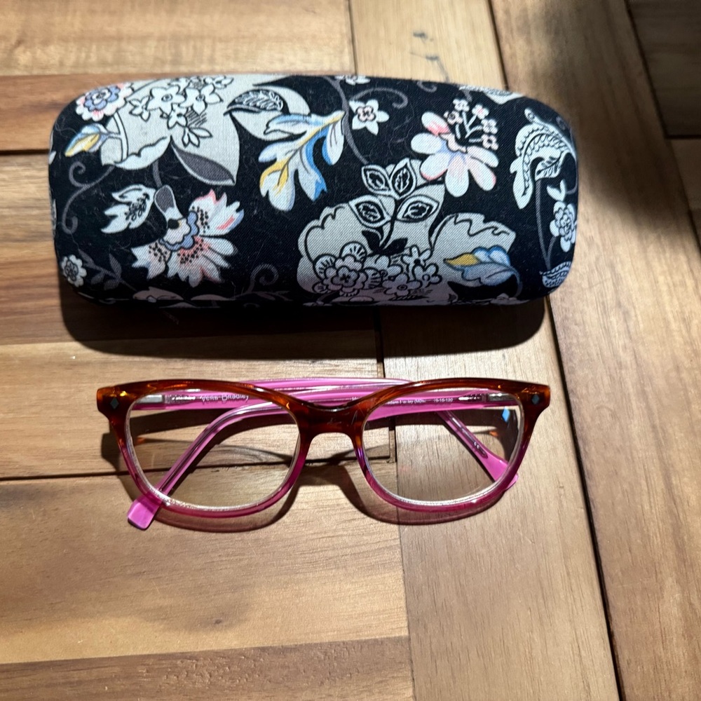 Vera Bradley glasses w/ Floral Case little girls